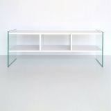 Porta TV bianco 120x35x45h cm in legno - Winifred