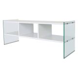 Porta TV bianco 120x35x45h cm in legno - Winifred