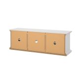Porta TV bianco 149x41x50h cm 2 ante - Ziba