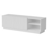 Porta TV bianco 150x40x48h cm 2 ante - Finita