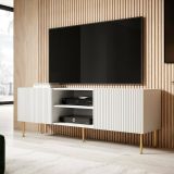 Porta TV bianco 150x42x52h cm 2 ante - Magnano