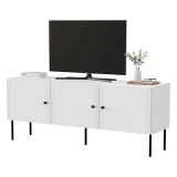 Porta TV bianco 151x40x60h cm 3 ante - Sarzana