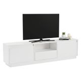Porta TV bianco 160x29x42h cm 3 ante - Morrigan