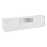 Porta TV bianco 160x29x42h cm 3 ante - Morrigan