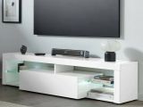 Porta TV bianco 160x40x35h cm in legno - Ivy
