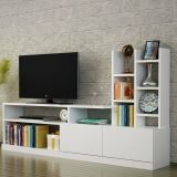 Porta TV bianco 164x25x91h cm 2 ante - Kristal