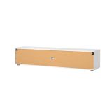 Porta TV bianco 177x39x38h cm 2 ante e 1 cassetto - Giaele
