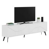 Porta TV bianco 180x29x50h cm 4 ante - OlgadiKiev