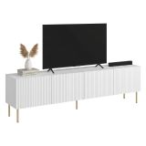 Porta TV bianco 200x42x52h cm 4 ante - Varenna