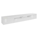 Porta TV bianco 240x40x35h cm 3 ante - Animali