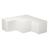 Porta TV bianco 90x92x32h cm in legno - Fiorenza