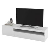 Porta TV bianco lucido 150x40x37h cm 2 ante - Ardy