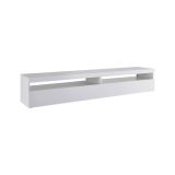Porta TV bianco lucido 200x45x36h cm 2 ante - Akon