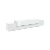 Porta TV bianco lucido 240x45x52h cm 3 ante - Tiche