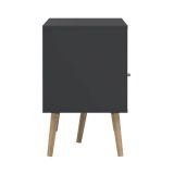 Porta TV grigio 117x39x60h cm in legno - Conte