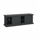 Porta TV grigio 149x41x50h cm 2 ante - Ziba