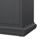 Porta TV grigio 149x41x50h cm 2 ante - Ziba