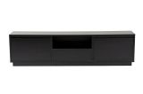 Porta TV nero 160x29x42h cm 3 ante - Morrigan