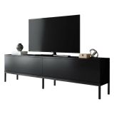 Porta TV nero 180x30x47h cm modulabile - Espero