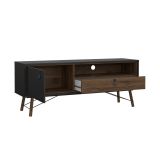 Porta TV nero,noce 150x40x59h cm in legno - Antoine
