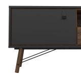 Porta TV nero,noce 150x40x59h cm in legno - Antoine