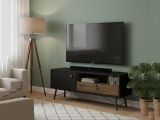 Porta TV nero,noce 150x40x59h cm in legno - Antoine