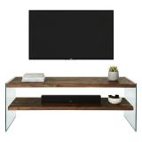 Porta TV noce 120x35x45h cm in legno - Italia