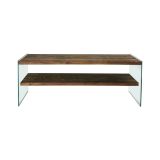 Porta TV noce 120x35x45h cm in legno - Italia