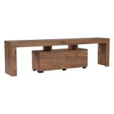 Porta TV pino 180x31x50h cm 2 ante - Andarna
