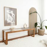 Porta TV quercia 130x40x40h cm in legno - Nanauk