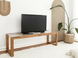 Porta TV quercia 130x40x40h cm in legno - Nanauk