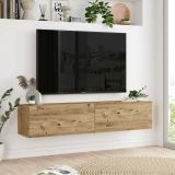 Porta TV quercia 140x31x29h cm 2 ante - Diaspro