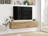 Porta TV quercia 140x31x29h cm 2 ante - Diaspro