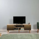 Porta TV quercia 140x40x50h cm 2 ante - Enrica