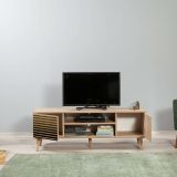 Porta TV quercia 140x40x50h cm 2 ante - Enrica