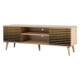 Porta TV quercia 140x40x50h cm 2 ante - Enrica