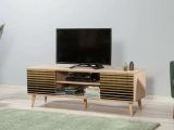 Porta TV quercia 140x40x50h cm 2 ante - Enrica