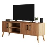 Porta TV quercia 150x34x52h cm 3 ante - Brugine