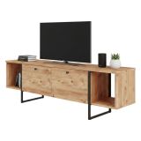 Porta TV quercia 160x40x47h cm 2 ante - Barzana