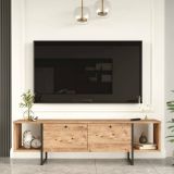 Porta TV quercia 160x40x47h cm 2 ante - Barzana