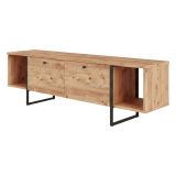 Porta TV quercia 160x40x47h cm 2 ante - Barzana