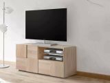 Porta TV rovere 122x43x57h cm in legno - Ward