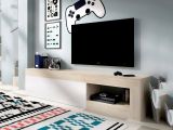 Porta TV rovere e bianco lucido 204x42x48h cm modulabile - Animeli
