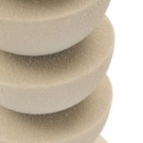 Portacandela Bianco Crema Sfumatura Colore Struttura Crema, - Faratite