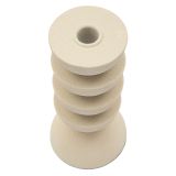 Portacandela Bianco Crema Sfumatura Colore Struttura Crema, - Faratite