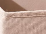 Portaoggetti pieghevole in polipropilene, color beige, cm 32x32x31