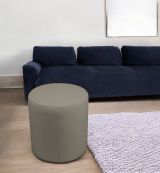 Pouf Abate, Poltrona multiuso, Poltroncina sacco, Pouf poggiapiedi, Made in Italy, 40x40 h42 cm, Tortora