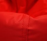 Pouf Acchille, Poltrona multiuso, Poltroncina sacco, Pouf poggiapiedi, Made in Italy, 80x80 h120 cm, Rosso