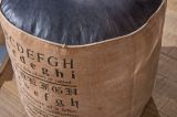Pouf blu Materiale Struttura in Tessuto 40x40x45h cm, - Omegna