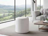 Pouf cilindrico bianco 40x40x42h cm - Lisboa